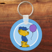 Ferald's Lila Ballon Schlüsselanhänger (Rückseite)