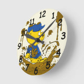 Ferald's Muddy Runde Wanduhr (Winkel)