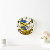 Ferald's Muddy Runde Wanduhr (Zuhause)