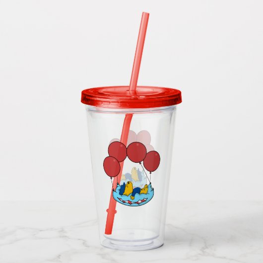 Ferald's Pillow Balloons Acryltrinkbecher (Rückseite)