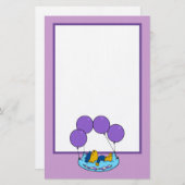 Ferald's Pillow Balloons Briefpapier (Vorne/Hinten)