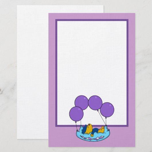 Ferald's Pillow Balloons Briefpapier (Vorne/Hinten)