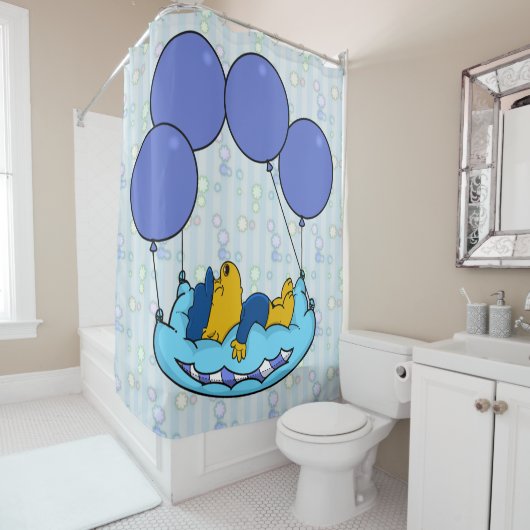 Ferald's Pillow Balloons Duschvorhang (Beispiel)