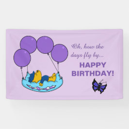 Ferald's Pillow Balloons Geburtstag Banner