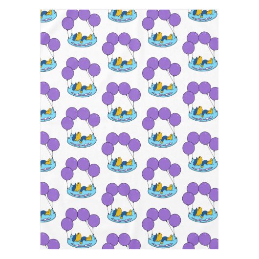 Ferald's Pillow Balloons Tablecloth Tischdecke (Vorderseite)