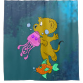 Ferald's Swim Duschvorhang (Vorderseite)