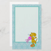 Ferald's Swim Stationery Briefpapier (Vorne/Hinten)