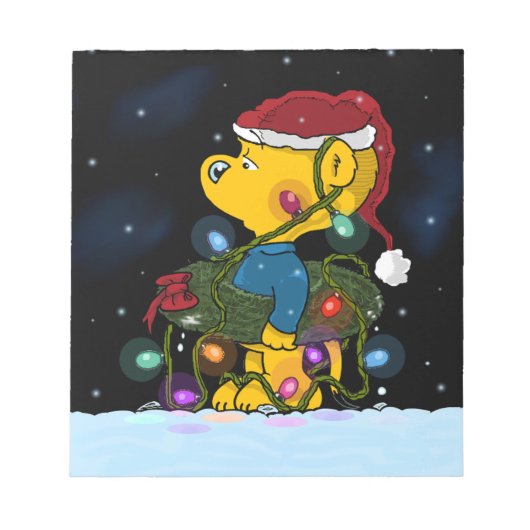 Feralds Weihnachtskranz Notizblock (Vorderseite)