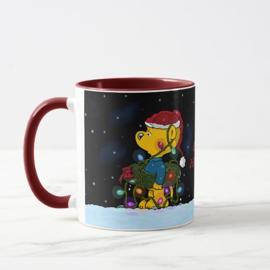 Feralds Weihnachtskranz-Tasse Tasse (Links)