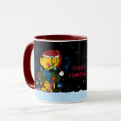 Feralds Weihnachtskranz-Tasse Tasse (Vorderseite Links)