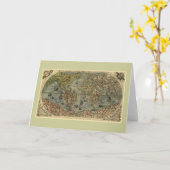 Ferando Berteli (Fernando Bertelli) Weltkarte 1565 Karte (Gelbe Blume)