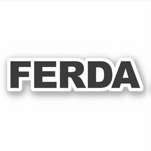 FERDA - Letterkenny Aufkleber (Vorderseite)
