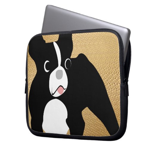 Ferdie Frenchie Laptopschutzhülle (Vorderseite Links)