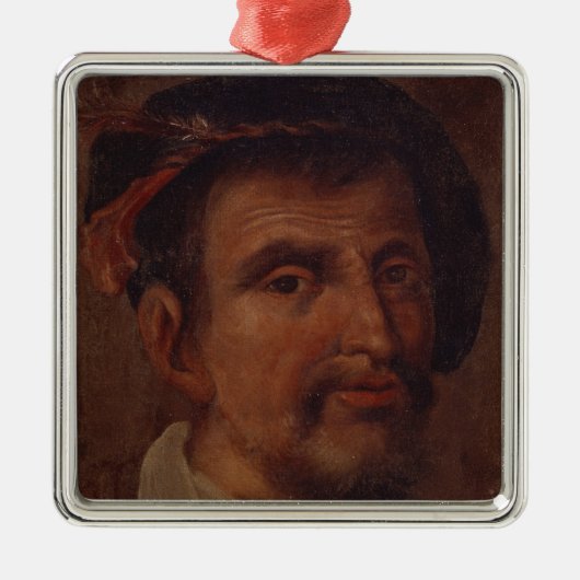 Ferdinand Columbus Silbernes Ornament (Vorne)