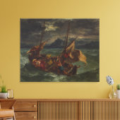 Ferdinand Delacroix Christ am Meer von Galiläa Leinwanddruck (Insitu (Wohnzimmer))