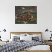 Ferdinand Delacroix Christ am Meer von Galiläa Leinwanddruck (Insitu (Schlafzimmer))