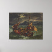 Ferdinand Delacroix Christ am Meer von Galiläa Leinwanddruck (Vorderseite)