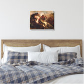 Ferdinand Delacroix Kollision des maurischen Horsm Leinwanddruck (Insitu (Schlafzimmer))