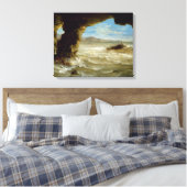 Ferdinand Delacroix Vintages Schiffswrack an der K Leinwanddruck (Insitu (Schlafzimmer))