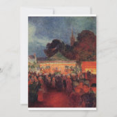 Ferdinand du Puigaudeau - Karneval in Le Night Einladung (Vorderseite)