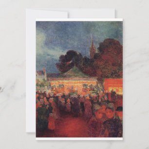 Ferdinand du Puigaudeau - Karneval in Le Night Einladung