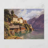 Ferdinand Georg Waldmüller: Hallstatt Postkarte (Vorderseite)