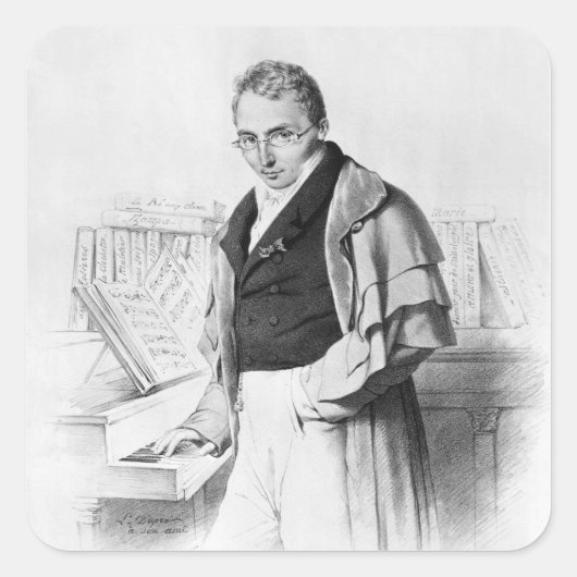 Ferdinand Herold Quadratischer Aufkleber (Vorderseite)