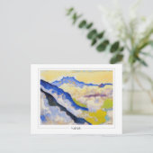 Ferdinand Hodler #168 - Fine Art Postcard Postkarte (Stehend Vorderseite)