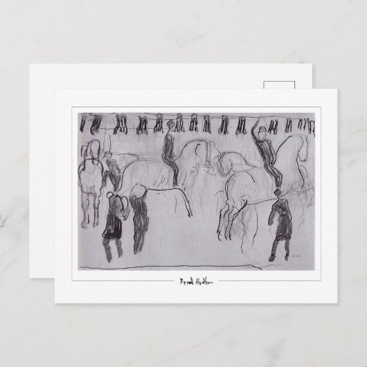 Ferdinand Hodler #257 - Fine Art Postcard Postkarte (Vorne/Hinten)