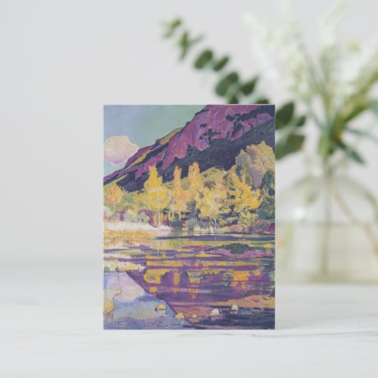 Ferdinand Hodler - Am Fuße des Petit Saleve Postkarte (Stehend Vorderseite)