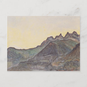 Ferdinand Hodler- Dents du Midi Postkarte