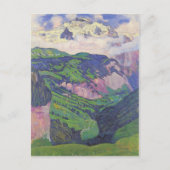 Ferdinand Hodler - Die Dame der Isenfluh Postkarte (Vorderseite)