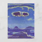 Ferdinand Hodler-Eiger, Monch, Jungfrau im Mondlic Postkarte (Vorderseite)