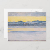 Ferdinand Hodler - Genfersee mit Mont Blanc Postkarte (Vorne/Hinten)