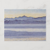 Ferdinand Hodler - Genfersee mit Mont Blanc Postkarte (Vorderseite)