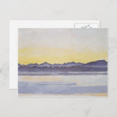 Ferdinand Hodler - Genfersee mit Mont Blanc Postkarte (Vorne/Hinten)