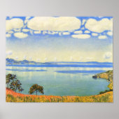 Ferdinand Hodler - Genfersee von Chexbres Poster (Vorne)