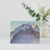 Ferdinand Hodler - Jungfrau-Massiv und Schwarzmonc Postkarte (Stehend Vorderseite)