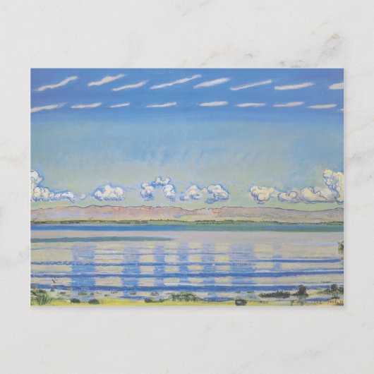 Ferdinand Hodler-Rhythmische Landschaft am Genfers Postkarte (Vorderseite)