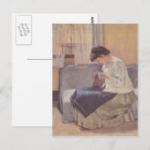 Ferdinand Hodler- Seamstress Postkarte (Vorne/Hinten)