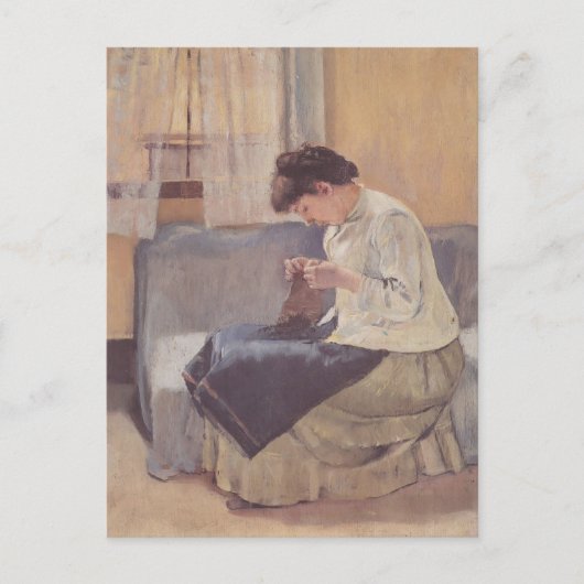 Ferdinand Hodler- Seamstress Postkarte (Vorderseite)