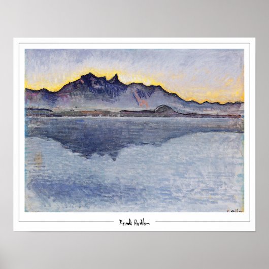 Ferdinand Hodler Zedign Art Poster #237 (Vorne)