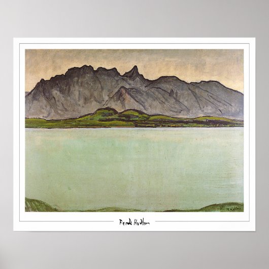 Ferdinand Hodler Zedign Art Poster #248 (Vorne)