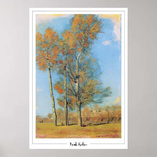 Ferdinand Hodler Zedign Art Poster #45 (Vorne)