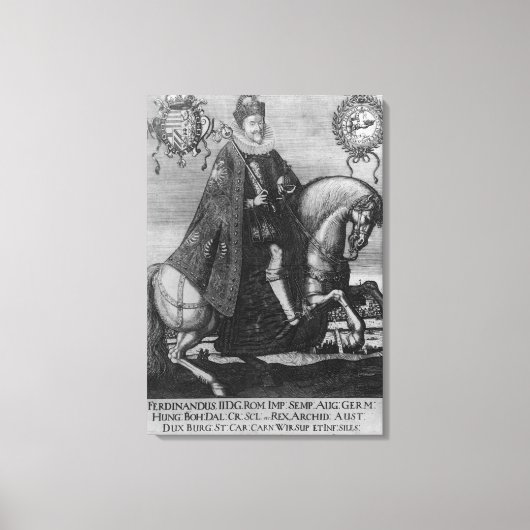 Ferdinand II. , Heiliger römischer Kaiser Leinwanddruck (Vorderseite)