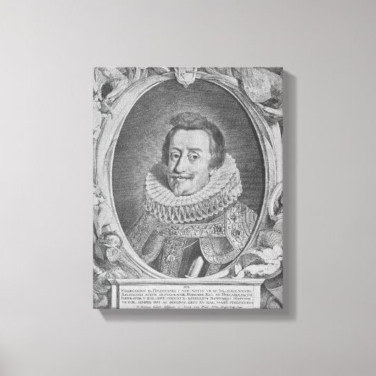 Ferdinand II., Kaiser Heiliger Römer Leinwanddruck (Vorderseite)