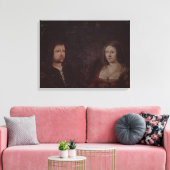 Ferdinand II von Aragon und Isabella I von Kastili Leinwanddruck (Insitu (Wohnzimmer))