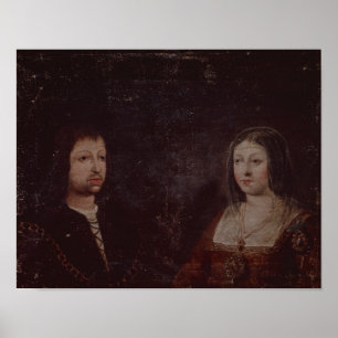 Ferdinand II von Aragon und Isabella I von Kastili Poster