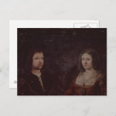 Ferdinand II von Aragon und Isabella I von Kastili Postkarte (Vorne/Hinten)