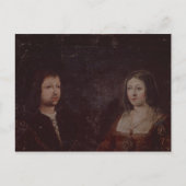 Ferdinand II von Aragon und Isabella I von Kastili Postkarte (Vorderseite)